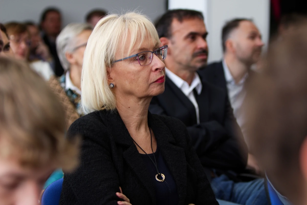 divák na konferenci